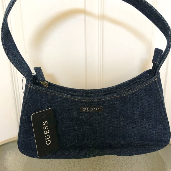 Guess Handbags - Guess Y2K/90's Denim Mini Clutch/Shoulder Bag